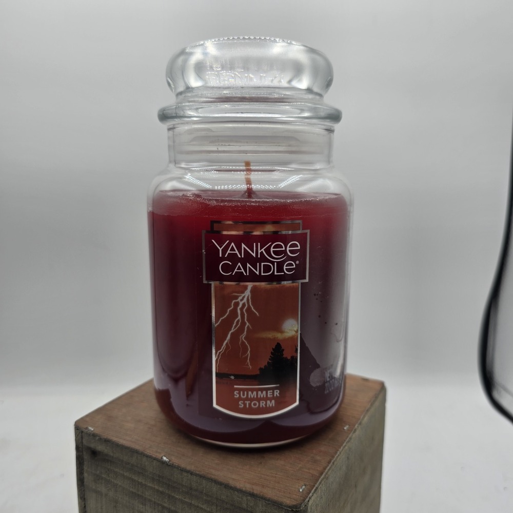 Yankee Candle Retired SUMMER‎ STORM Large 22 oz Jar Brand New